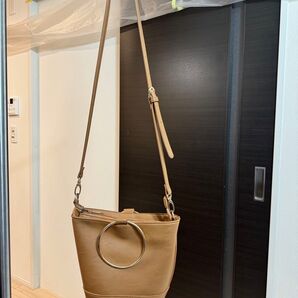 ショルダーバッグ 2WAYバッグ ブラウン