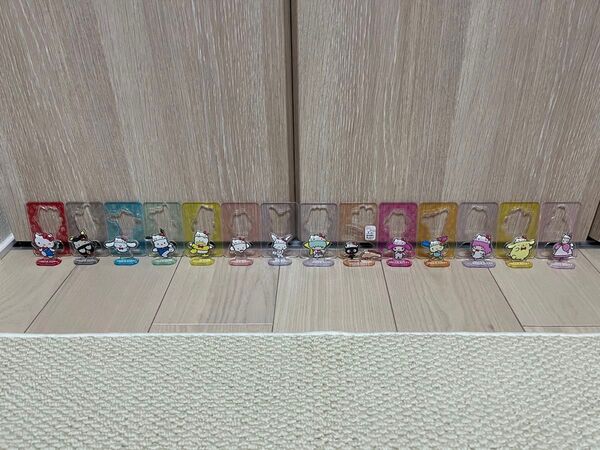 【美品】ハローキティ 50周年 アクリルスタンド 14個セット