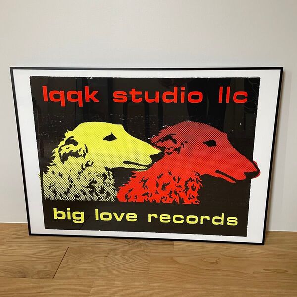 LQQK STUDIO シルクスクリーン T big love records Tシャツ supreme ポスター
