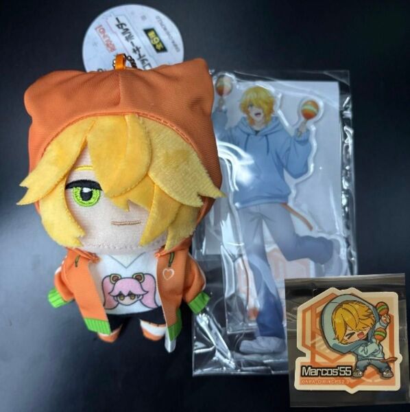 #コンパス2.0 アクリルスタンド マスコット ぬいぐるみ マルコス ステッカー シール