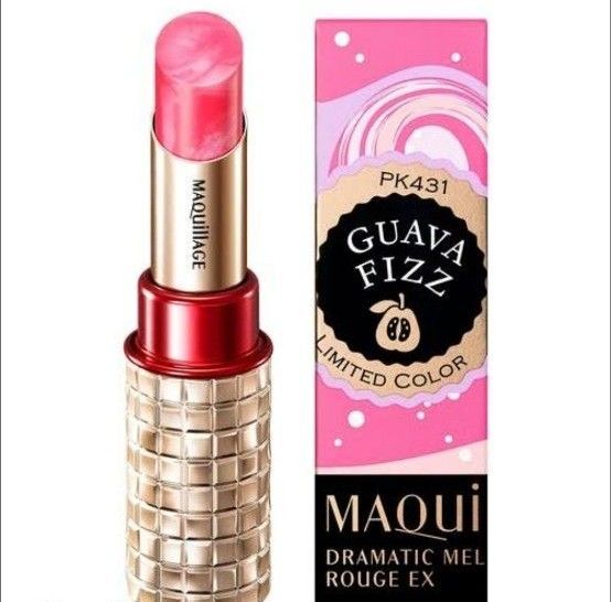 マキアージュドラマティックルージュEX スパークリングフルーツカラー PK431 グアバフィズ MAQuillAGE 資生堂 口紅