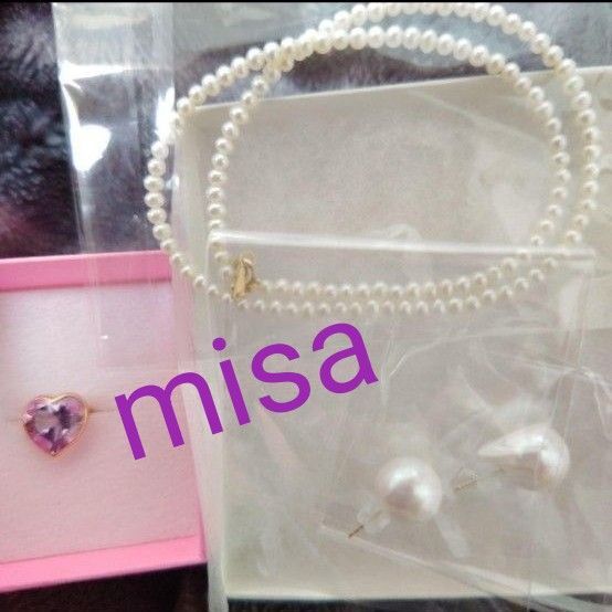marjoram マジョラム リング ハート パール K18 アメジスト 真珠 アクセサリー ジュエリー アメシスト 指輪 ピアス