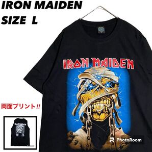 アイアンメイデンTシャツ ビックロゴ IRON MAIDEN Tシャツ バンT