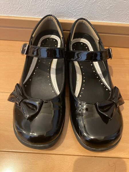 フォーマルシューズ キッズ ブラック 22㎝ 中古
