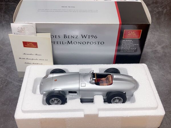 Mercedes Benzメルセデスベンツ W196 Monoposto 1954/55 M-006 CMC 1/18