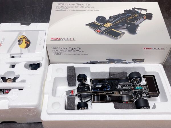 TSM トゥルースケールモデル 1/18 1978 JPS ロータス78 1978 南アフリカGP ウィナー #6