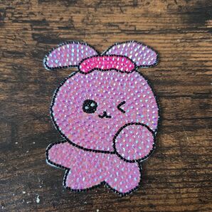 うさぎ パーツ 装飾 団扇デコ デコうちわ うちわ ラインストーン ストーンデコ デコパーツ 団扇 デコ