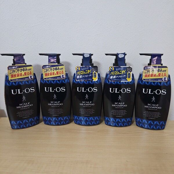 訳あり 5本 ウルオス 薬用スカルプシャンプー シャンプー ボトル ボリューム