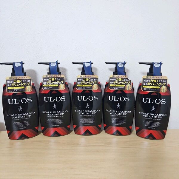 訳あり 5本 ウルオス 薬用スカルプシャンプー シャンプー ボトル ボリュームアップ ボリューム スカルプシャンプー ULOS