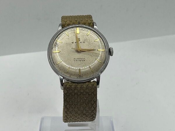 SEIKO UNIQUE セイコーユニーク Sマーク 15石 手巻き腕時計