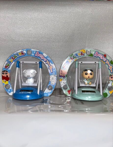 クレヨンしんちゃん ふりふりソーラー フィギュア ソーラー パジャマしんのすけ シロ