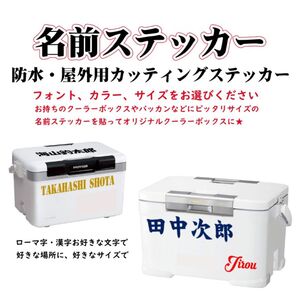 名前ステッカー ネームステッカー