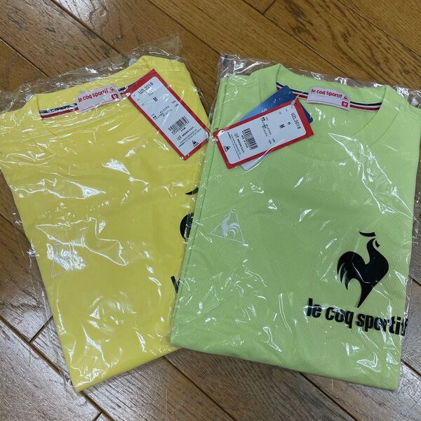 le coq sportif Tシャツ イエロー/グリーン 新品未使用