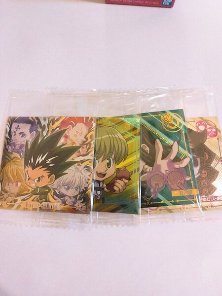 HUNTER×HUNTERウエハースシール sec、イルミ、シャルナーク、ナニカ