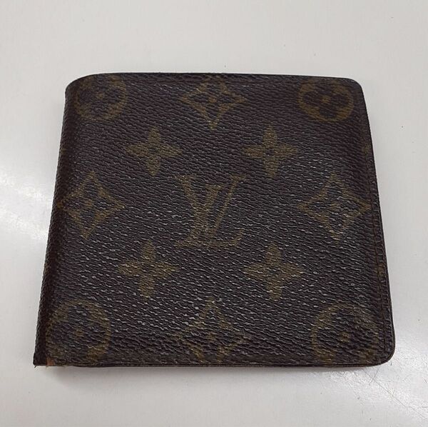ルイヴィトン LOUIS VUITTON モノグラム 二つ折り財布 札入れ 小銭入れ ブラウン 8902RA ポルトフォイユ