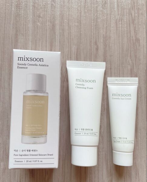 新品ミクスンmixsoon 3個セット Soondy Centella Asiatica Essence他 オリーブヤング