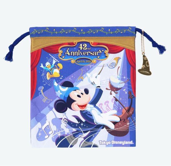 ディズニー 巾着 ミッキーのフィルハーマジック 42周年 きんちゃく