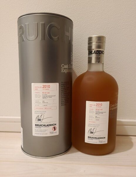 ブルイックラディ 日本限定 シングルカスク MP 2.0 2010 12年 700ml 63.4%