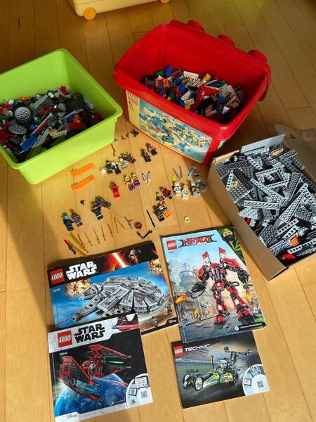LEGO まとめ売り ニンジャゴー テクニック 正規品 LEGOセット スターウォーズ ミレニアムファルコン 説明書付き モーター