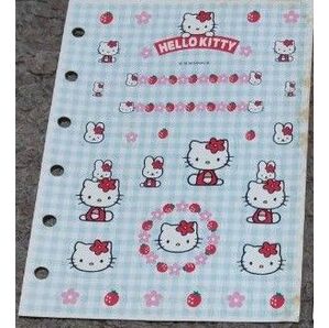 キティ、シール、ステッカー、平成レトロ、レトロ、平成女児、ファンシー、文具、文房具、いちご、うさぎ、サンリオ、ハローキティ