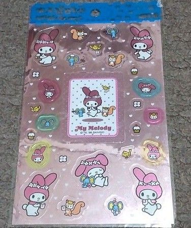 マイメロ、シール、ステッカー、キラキラ、平成レトロ、レトロ、平成女児、当時物、希少品、激レア、サンリオ、マイメロディ