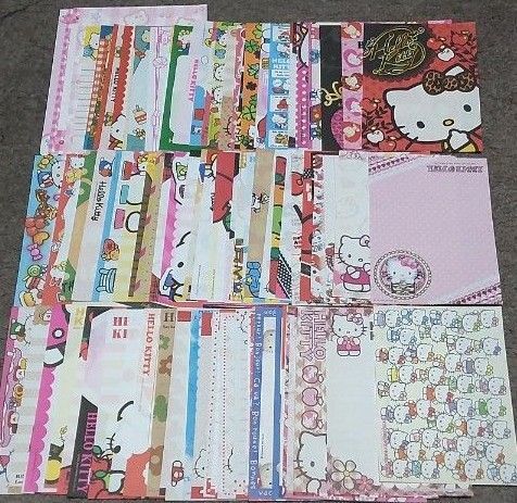 キティ、バラメモ、100枚、メモ帳、メモパッド、ファンシー、平成レトロ、レトロ、平成女児、サンリオ、ハローキティ、おすそわけ