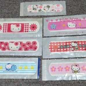 キティ、バンドエイド、絆創膏、7枚セット、平成レトロ、レトロ、平成女児、当時物、希少品、激レア、サンリオ、ハローキティ