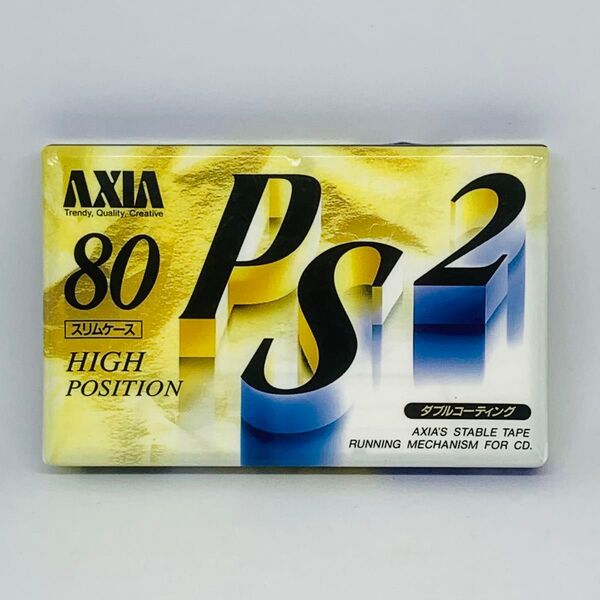 AXIA PS2 ハイポジションカセットテープ 80分