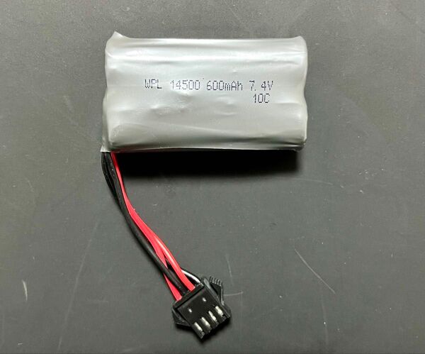 WPL C74 バッテリー 付属品 4ピン 600mAh 7.2V ジムニー