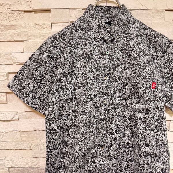Stussyステューシー 半袖シャツ ペイズリー柄 美品