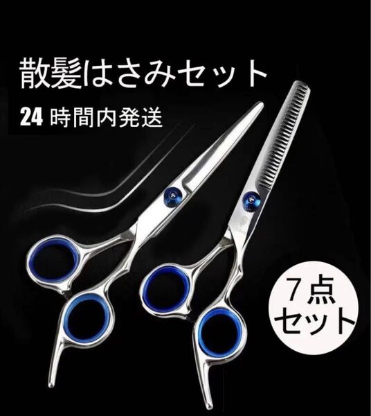 散髪 はさみ ヘアカット すきバサミ プロ用高級シザー ハサミ2本セット