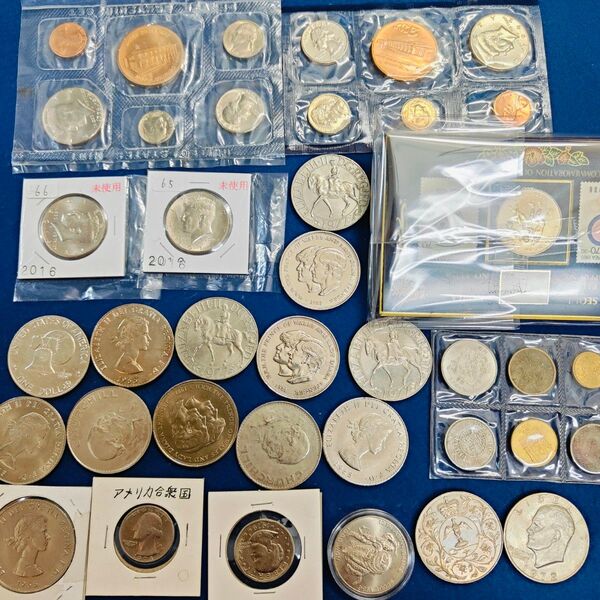 記念硬貨 記念コイン まとめ 大量 アメリカ イギリス他 エリザベス ダイアナ チャールズ ケネディ チャーチル 世界のコイン