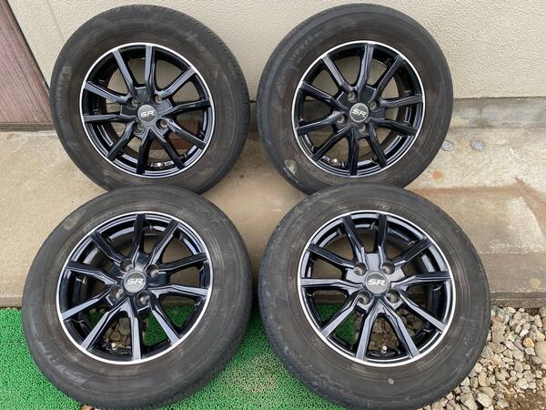 YOKOHAMA BluEarth 185/65R14 2022年製造 14インチ アルミホイール付 送料無料