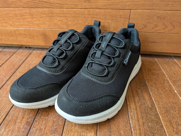 クッションスニーカー ブラック 24.5センチ 試着のみ 美品