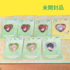 ☆未開封品☆18TRIP エイトリ ハート型缶バッジ 西園練牙 叢雲添 久楽間潮 百目鬼潜 7点セット