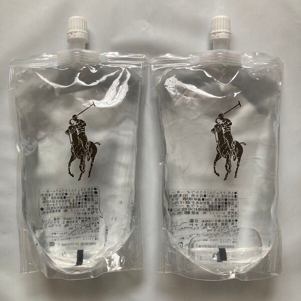 ポロ ラルフローレン非売品・水(パウチ330ml/未開封品)×2個セット。Polo Ralph Lauren