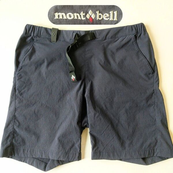 モンベル mont-bell ストレッチO.D.ショーツ M レディース/ハーフパンツ/ショートパンツ/ナイロン/ネイビー 紺