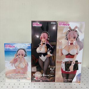 【新品】すーぱーそに子 ぬーどるストッパー BiCute Bunnies Figure 3個セット