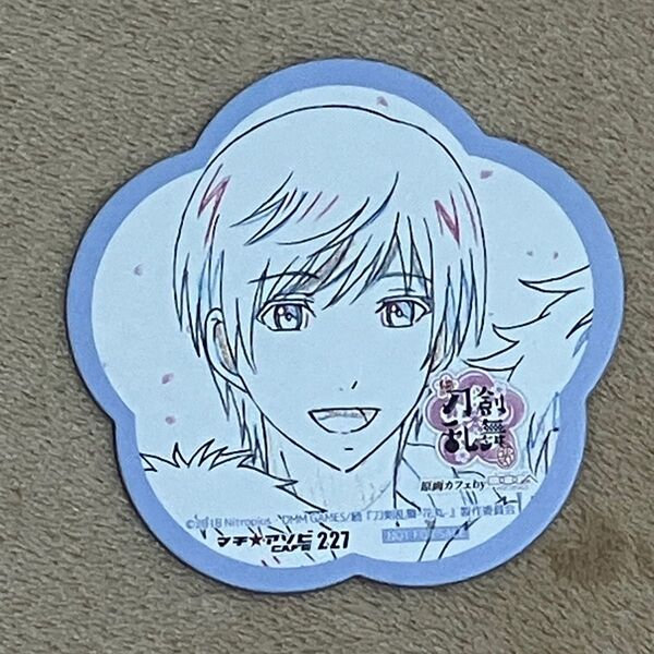 続 刀剣乱舞 花丸 原画カフェ 特典 コースター 一期一振