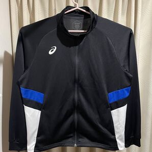asics アシックス ジャージ トラックジャケット ジャケット トラックトップ トレーニングウェア ジップアップ 古着