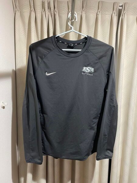 NIKE ナイキ トレーニングウェア プラクティスシャツ トレーナー ロングフリーブシャツ LSA ソフトボール 古着