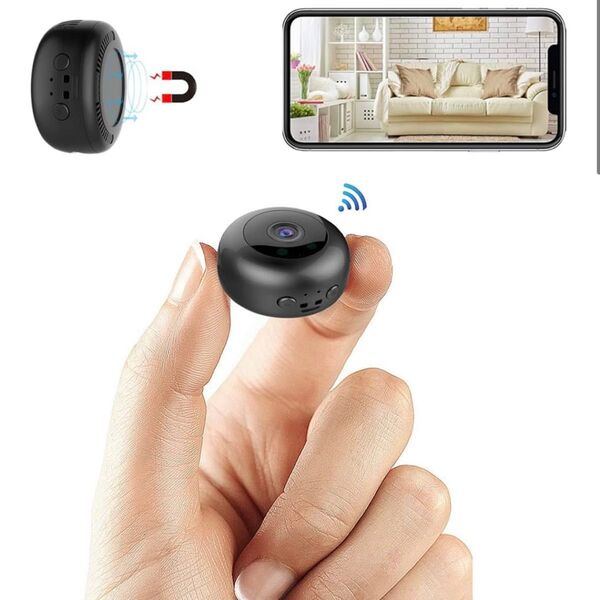 【新品】 防犯カメラ WiFi ネットワークカメラ 小型カメラ 動き検出 暗視機能 屋内 Wi-Fi 見守りカメラ