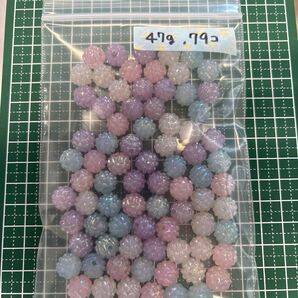デコパ 樹脂フレーク ドリアンボール ハンドメイド デコレーションパーツ 詰め合わせ まとめてセット