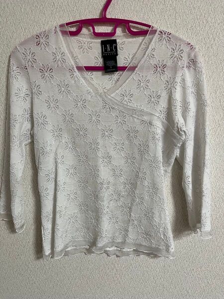 カットソー トップス 七分袖 S Tシャツ