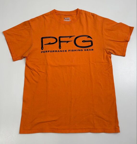 ColumbiaコロンビアPFG Performance Fishing Gear Tシャツ オレンジ 半袖シャツ メンズ