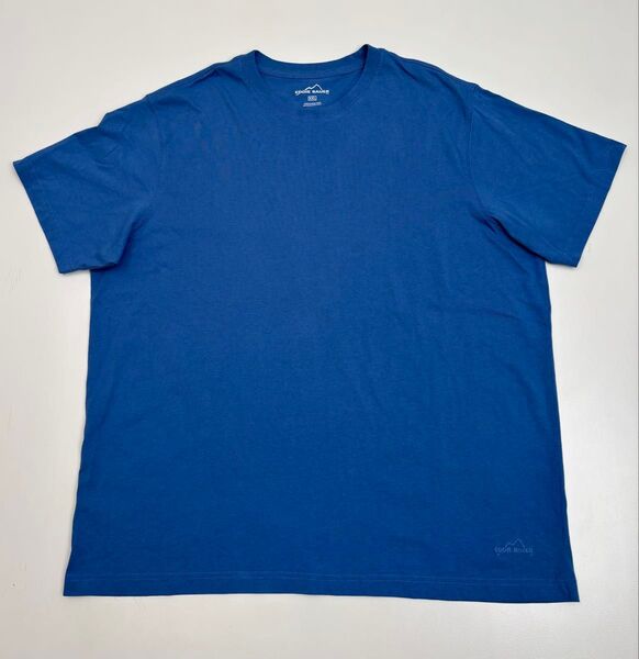 Eddie Bauer エディバウアー 半袖Tシャツ ブルー XXL 未使用に近い ビッグサイズ オーバーサイズ アウトドア