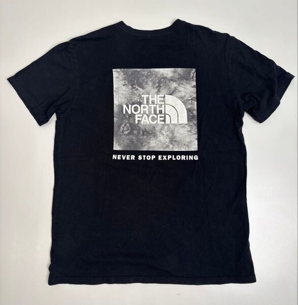 THE NORTH FACE ノースフェイス Tシャツ 黒 バックプリント メンズ M アウトドア