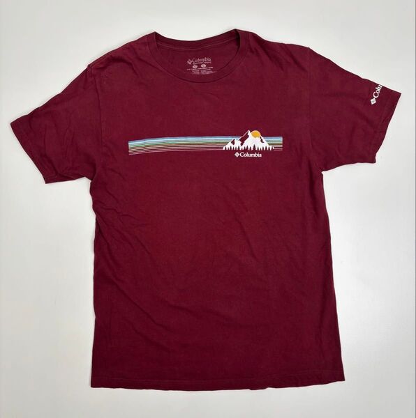 メキシコ製 Columbia 半袖Tシャツ コロンビア メンズ L Tシャツ アウトドア キャンプ
