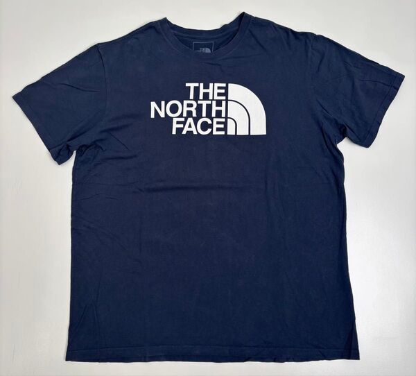 THE NORTH FACE ノースフェイス ハーフドームロゴ Tシャツ メンズ XL ネイビー ビッグサイズ アウトドア