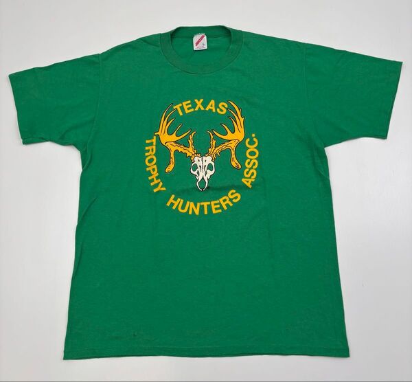 Texas Trophy Hunters Association Tシャツ グリーン Lサイズ MADE IN USA 古着